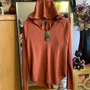 Wild Fable Waffle Hoodie- XS